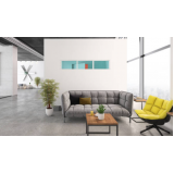 preço sofá de couro para escritório Uberaba 
