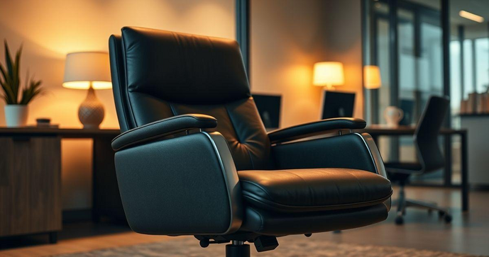 Cadeira de luxo para escritório que transforma seu ambiente de trabalho em um espaço sofisticado Cadeira de luxo para escritório que transforma seu ambiente de trabalho em um espaço sofisticado