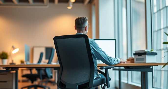 Cadeira de Escritório Ideal e Aumentar Produtividade Cadeira de Escritório Ideal e Aumentar Produtividade