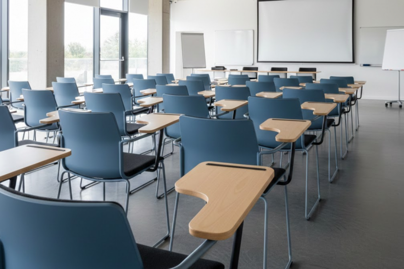 Benefícios das Cadeiras com Pranchetas para Conforto e Produtividade