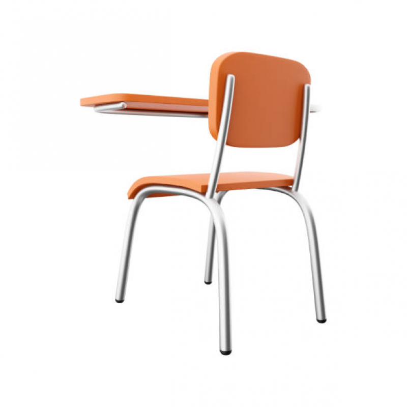 Cadeira com Prancheta Dobrável Divinópolis - Cadeira com Prancheta para Auditório