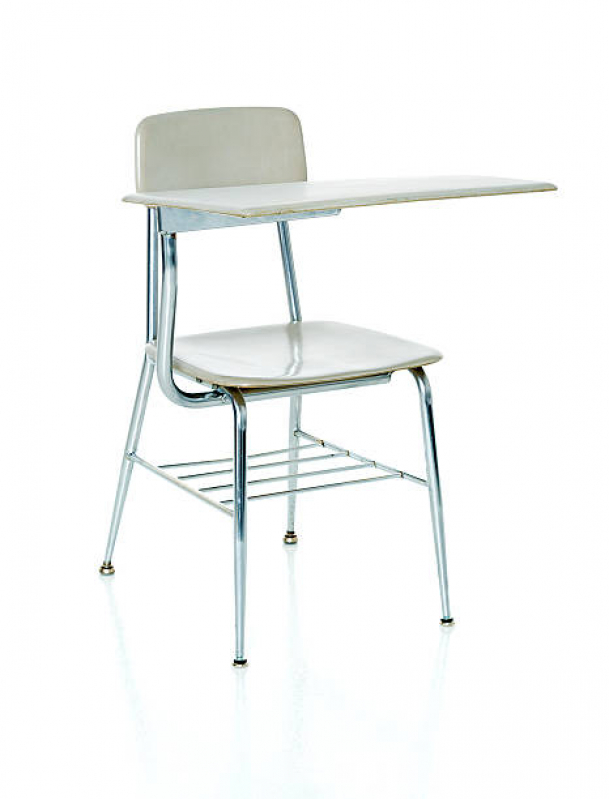 Cadeira Secretária com Prancheta Onde Vende Pouso Alegre - Cadeira com Prancheta Escamoteável