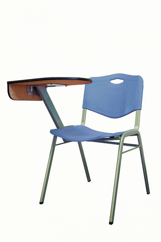 Cotação de Cadeira Corino com Prancheta Diamantina - Cadeira com Prancheta Escamoteável