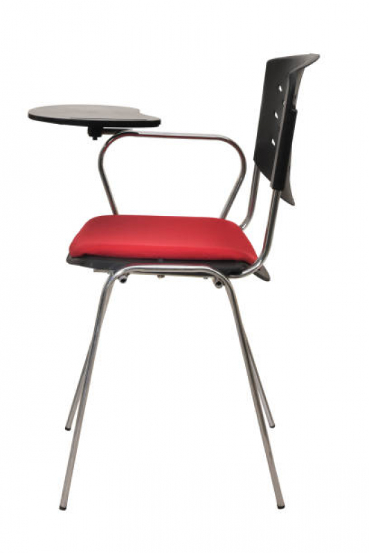 Empresa de Cadeira Estofada com Prancheta Conselheiro Lafaiete - Cadeira Diretor com Prancheta