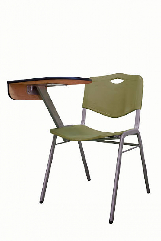 Empresa de Cadeira Secretária com Prancheta Bocaiúva - Cadeira com Prancheta Frontal
