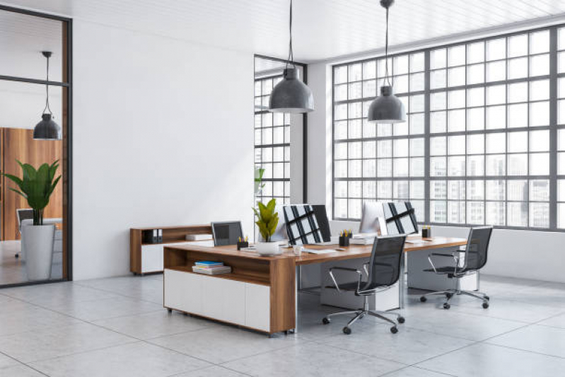 Mesa para Escritório com Gaveta e Chave Araguari - Mesa de Escritório Simples para Home Office